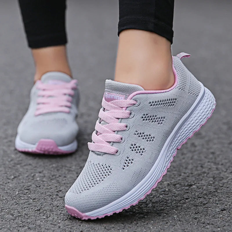 Cloud White Knit Sneakers